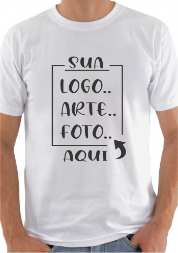 Camiseta Branca Personalizada