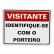 Placa Sinalização Tamanho Padrão