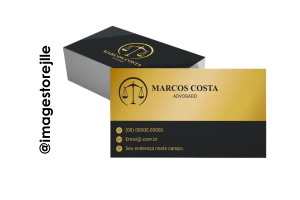 Cartão de Visitas Frente e Verso Offset Couchê 300g 4,8cm x 8,4cm 4x4 Impressão laser Color 1600DPI Corte reto Cartão laser color offset 300g UV total frente, verso padrão