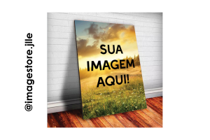Quadro Decorativo MDF 60x90cm MDF Adesivado 60x90cm 4x0 Couchê Brilho Laser Color 1200DPI Corte laser reto Fixação com fita dupla face